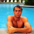 Enrique Iglesias posed in swimming pool Miami