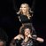 Madonna on Redfoo's shoulders