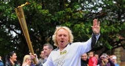 Keith Lemon with Olympic torch