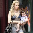 Sienna Miller with Marlowe and no make up