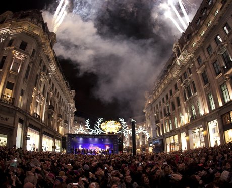 regent street lights up with an impressive fireworks regent street lights up with an impressive fireworks