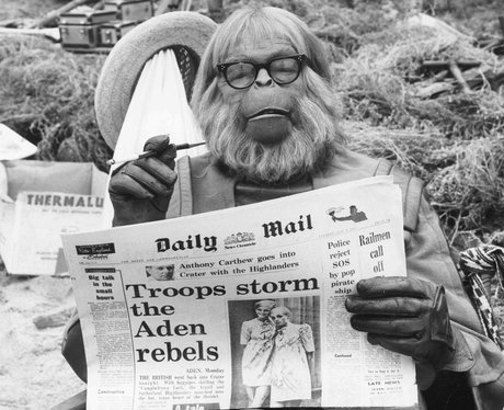 Planet of the Apes behind the s...