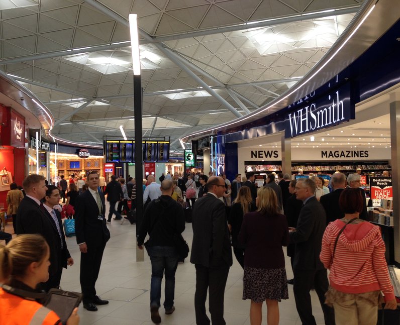 Stansted Airport departure lounge 6 New £80m Stansted Departure