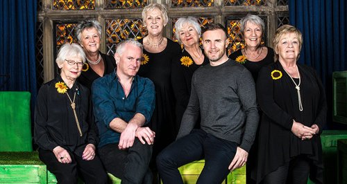 Gary Barlow and the Calendar Girls