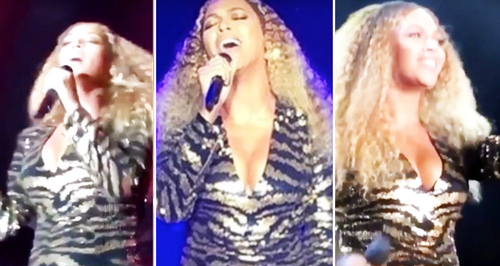 Beyonce Performing Whitney Houston