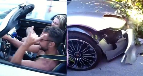 porsche driver crash in car crash