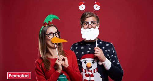 Christmas jumper promo tab