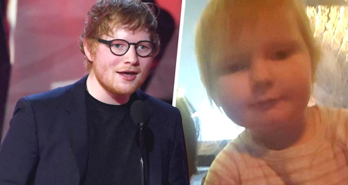 Ed Sheeran Reacts To Baby Ed Sheeran